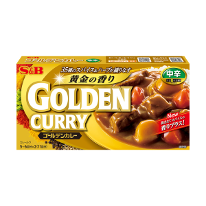 S&B Japanese Golden Curry Sauce Mix 3/6 Packs | Mild/Medium/Spicy for Curry Rice & Hayashi Rice