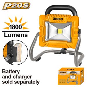 INGCO 20V LI-ION LED WORK LIGHT | FLOODLIGHT | CWLI20258 CWLI2025