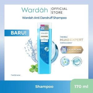 WARDAH 170 ML SHAMPOO DAN CONDITIONER NUTRI SHINE HAIR FALL ANTI DANDRUFF HAIRCARE SAMPO