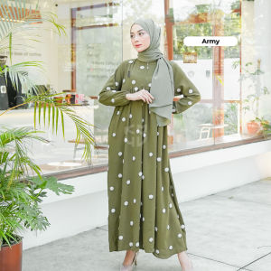 Koyu Hijab Dress Crinkle Polka Rachel