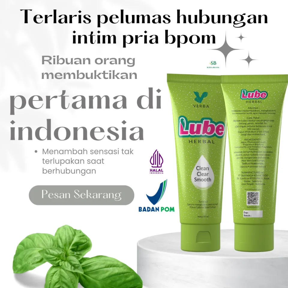 TERLARIS VERBALUBE pelumas gel oil hubungan intim alami suami istri sex  seex vagina miss v anal seksual pria tahan lama sutra rasa buah licin aman  wangi durex vigel plus sutra | Lazada