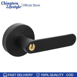 Entry Door Lock Reversible Right Left Sided Doors Heavy Duty Door Locking Lever for Room Office Bedroom Home Privacy