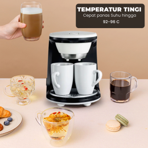 Coffee Maker Dorahomi Mesin Alat Pembuat Kopi Listrik Cepat CM46B 600ml