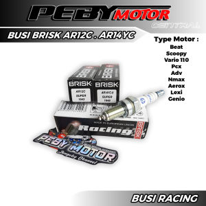 Busi Brisk Racing Vario Pcx 125 150 Beat Street New Beat Karbu Fi Scoopy Karbu Fi ORIGINAL BRISK