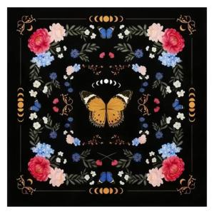 ไพ่ทาโรต์ผ้ากำมะหยี่นุ่มสำหรับตกแต่งโต๊ะผ้าคลุมโต๊ะผ้าคลุมโต๊ะไพ่ทาโรต์หรูหรา