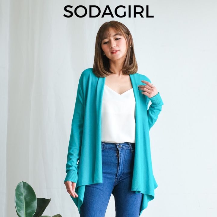Cardigan rajut wanita / rajut premium / cardigan basic lengan panjang ...