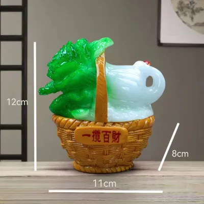 Lucky Charm red koi fish Arowana Figurine good luck charm glass strand fwealth prosperity gift shop red color