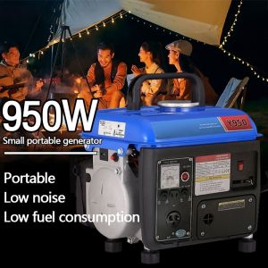 Unicorn Portable Gasoline Generator Set 950W High-power 60HZ ultra quiet 2-stroke diesel generator Household Outdoor Small Generator