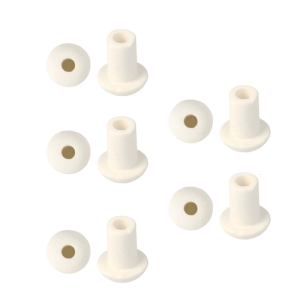 10Pcs Alcohols Lamp Lampwick Ceramic Wicks Holders Porcelain Stand For Oil Lamp Use Alcohols Lamp Wicks Replacement Set