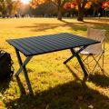 【Vktech】 Aluminum Alloy Folding Table Roll-Up Backpacking Table for Camping Picnic BBQ. 