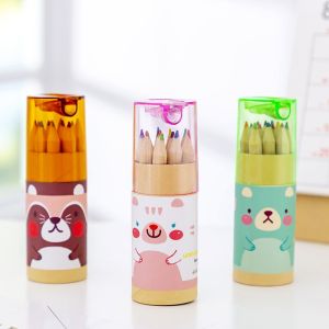 【Mini Gifts】 12 Colours Colour Pencils Goodie Bag Children Day Gift Birthday Gifts Stationery Set