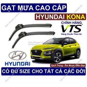 Gạt Mưa Sạch Êm Bền Kính Lái Hyundai KONA Cặp Gạt Mưa Kính Lái Hyundai KONA... Có Đủ Size Cho Các Đời Xe Hyundai KONA…