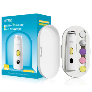 Dr.isla nail trimmer for baby Multifunctional Electric Baby Nail Trimmer Set 6 in 1 Electric Baby Nail Trimmer Set with LED Light Safe nail trimmer for baby NG10