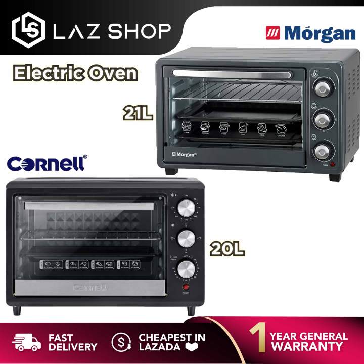 Cornell 20l Electric Oven Ceo E2010x Morgan 21l Meo Glamo 23b Lazada 0212