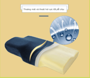 Gối Cao Su Non Cho Người Lớn Freeship Gối Chống Ngáy Ngủ Và Đau Mỏi Vai Gáy Dành Cho Người Mất Ngủ Có Vấn Đề Về Xương Khớp