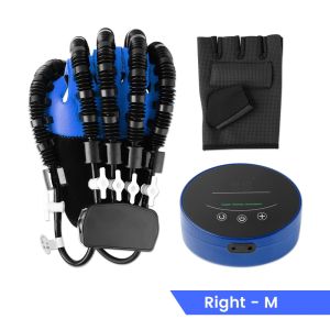 Hand Rehabilitation Robot Glove for Stroke Hemiplegia Recovery - Electric Air Pressure Finger Training Massage Device Left/Right Hand Options S-XXL