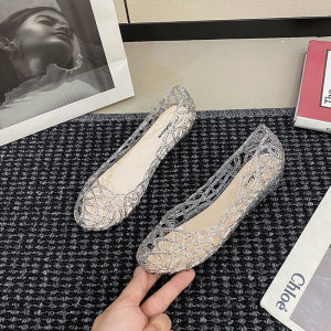 Free Shipping WomenS Summer Fashion Wedge Sandals With A Closed-Toe Design Featuring A Hollowed-Out Breathable And Perforated Upper Non-Slip Soft Sole And A Jelly-Like Texture Perfect For The Beach