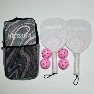 [Pickleball Paddles][Local Seller] Pickleball Racket Set   Carbon Fiber   Suit  Pickleball Paddles SET Surface Prickle Set with Pickle Padel Raquette Tennis Pickleball Paddle CSTD