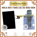 Mica đeo tang cài áo màu trắng, đen bền, tiện lợi.