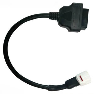 Yamaha 4Pin OBD2 Diagnostic Adapter Lead 0.3M Motorcycle ECU Scanner Tool Connector Cable for Universal EFI Fault Code Reader - Compatible with Yamaha/Japanese Motorcycles