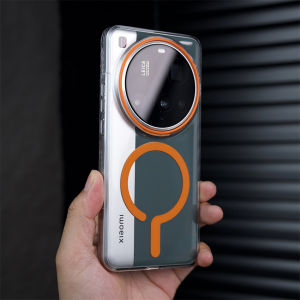 Transparent Ultra-thin Strong Magnetic Charge Case ForXiaomi 15 Ultra Mi 15 Pro Mi15 Creative Hit Color Clear Cover For Magsafe