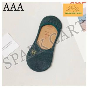 SPARKCART 1pair Women Boat Socks Cute Cat Embroidery Sock Casual Invisible Short Stockings Summer Candy Color