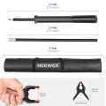 Neewer Photo Studio Backdrop Support System, 10ft/3m Wide 6.6ft/2m High Adjustable Background Stand with 4 Crossbars, 6 Backdrop Clamps, 2 Sandbags, and Carrying Bag. 