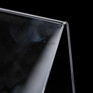 [COD] yixiayun 1pc Acrylic Book Display Stand Photo Frame Brochure Artwork Holder Organizer