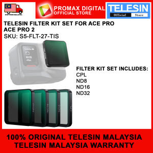 TELESIN S5-FLT-27-TIS FILTER KIT SET FOR ACE PRO ACE PRO 2