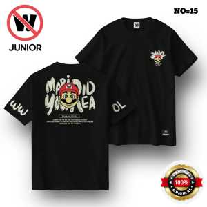 KAOS DISTRO ANAK USIA 8-16 TAHUN JUNIOR BAHAN COTTON 30S