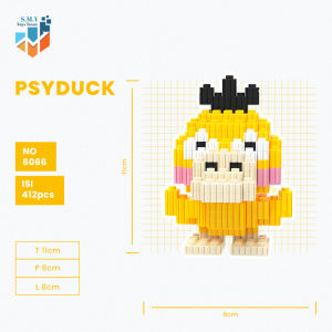 SMY Toystown Pokemon Mini Mainan Bangunan Nano Block Bricks Mainan Edukasi Balok Susun Mainan Anak Mainan Tumpuk Balok Karakter Kartun Animasi 3D