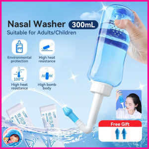 Gentle Nasal Wash Neti Pot Cleaner Irrigation for Allergic Rhinitis Sinus and Daily Nasal Rinse