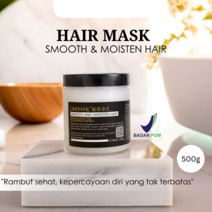 BPOM CINDYNAL Hair Mask Pelurus Rambut SMOOTH AND MOISTEN HAIR Film No Steaming/Pelurus Keratin Smoothing Masker Rambut