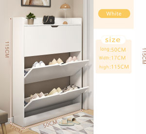 HARBOX Shoe Cabinet Wooden Shoe Rack Shoe Cabinet Storage Modern Shoe Cabinet Wooden Large Capacity Storage rack