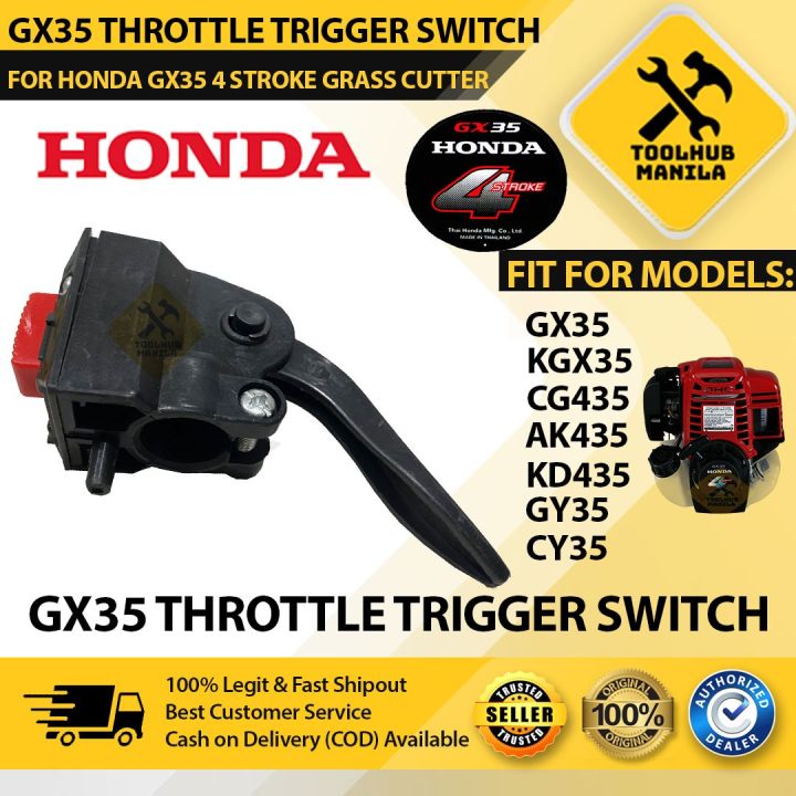 GX35 Throttle Trigger Switch for GX35 KGX35 Honda 4 stroke Grass Cutter ...