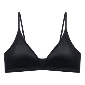 EIJINGY แนบชิด บราซาตินไร้สายแบบลึก V ป้องกันการกระแทก บาง ชุดชั้นในแบบดันทรง นุ่มนวลหวาน ชุดชั้นใน บราเซียสำหรับผู้หญิง ฤดูร้อน ฤดูใบไม้ผลิ