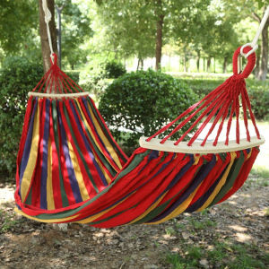 เปลผ้าใบ เปลญวนกลางแจ้ง แบบพกพา ขนาด เปล เปลญวน เปลสีรุ้ง ขนาดใหญ่ เปลรับน้ำหนัก 150kg