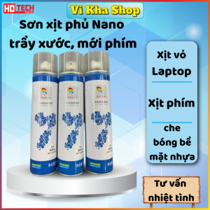 Sơn xịt phủ nano trầy xước xịt phủ vào như mới phím touchpad vỏ nhựa - Xả kho giá rẻ