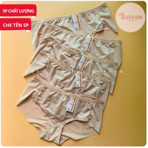 COMBO 5 QUẦN LÓT NỮ CAO CẤP MÀU TRẮNG  QUẦN SỊP NỮ THỜI TRANG  QUẦN KHÔNG LẰN MÔNG PPP CO GIÃN THOÁNG KHÍ - Nội Y Đồ Lót : Beteen