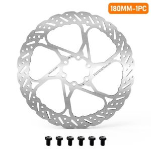 OOG Stainless Steel Bicycle Brake Disc Hydraulic Brake Heat Dissipation Bicycle Brake Rotor Bike Parts 6-Bolt Bike Brake Rotor Road Bike