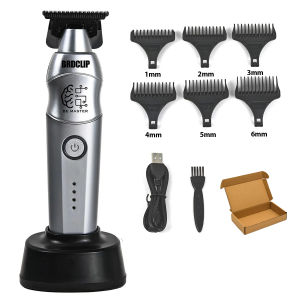 BRDCLIP BRD-617 Professional Hair Salon-Grade Electric Hair Trimmer with 0 Pitch Bald Head Sculpted Sideburns Trim Hair Clipper