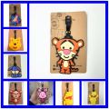 A must-have cartoon luggage tag Winnie the Pooh-Tigger Il Donkey Piggy Luggage Tag Boarding Pass Luggage Tag Ornament Name Tag. 