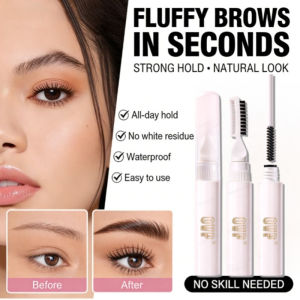 Natural 3D Brow Gel Waterproof Long Lasting Eyebrow Styler Natural Look All Day Sweatproof Smudgeproof Brow Gel For Defined Brows
