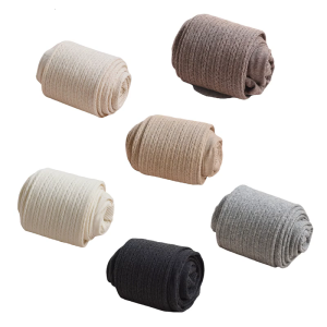 Cotton được làm dày xà cạp độ co giãn cao vớ mùa đông cáp đan kết cấu thiết kế mềm mại ấm nhiệt pantyhose cho phụ nữ