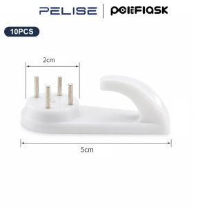 Pelise 10pcs Concrete Wall Hooks Invisible Hardware Hanging Hooks for Hanging Photos and Albums