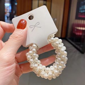 COD Ikat Rambut Mutiara Cewek Fashion Korea Karet Elastis Wanita Anak & Dewasa ACC34
