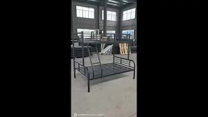 Up and down bunk bed mother bed iron bed small apartment bunk bed iron art elevated bed  staff dormitory bunk iron frame bed