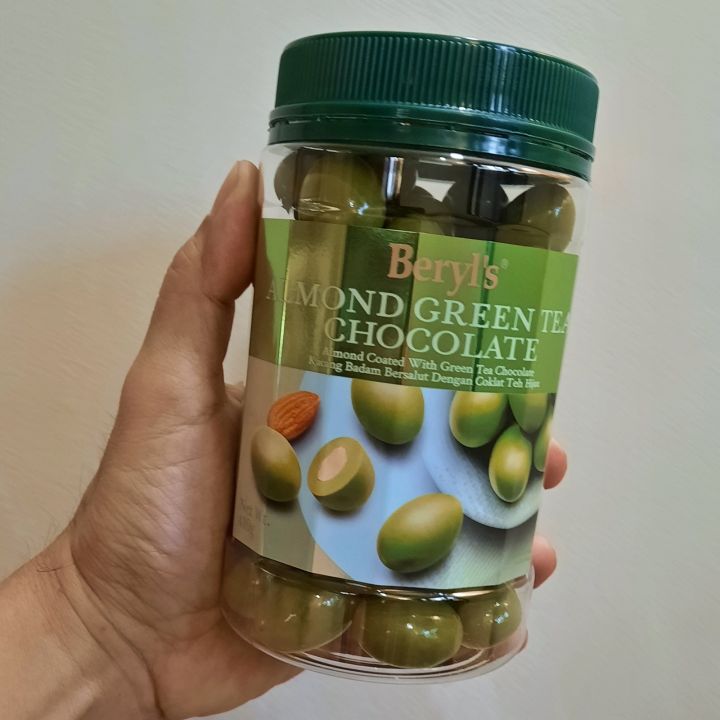 Beryl's Almond Coated with Green Tea Chocolate 370g | Lazada PH