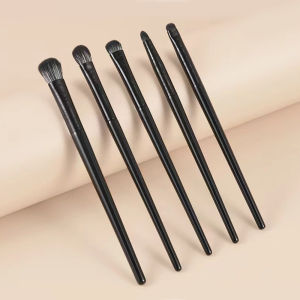 Ladymagic】ชุดแปรงสำหรับแต่งหน้าดวงตาธรรมชาติ5/6ชิ้นแปรงแปรงอายแชโดว์คิ้วคอนทัวร์อายไลเนอร์ผู้หญิงแปรงเกลี่ยเครื่องสำอางแต่งดวงตาเครื่องมือแต่งหน้ารายละเอียด