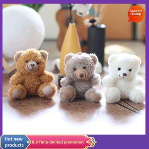 Graceful 1 Piece Cute Sweater Bear Plush Pendant Toy Soft Stuffed Animal Small Bear Doll Keychain Lovely Birthday Gifts For Girl Boy